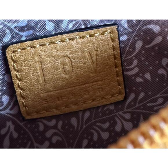 Joy Susan Butter Yellow Crossbody Wristlet Clutch Purse Women's Hands Free Bag - Picture 2 of 10